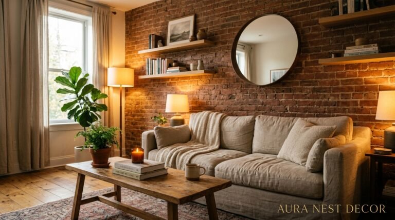 Why a Brick Wall Living Room Is the Only Design Trend That Never Actually Trends