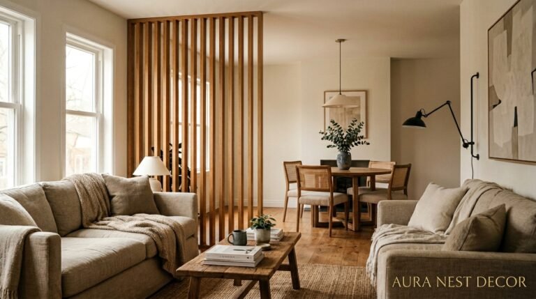 The Divider That Made My Open-Plan Living Room Feel Like Two Actual Rooms