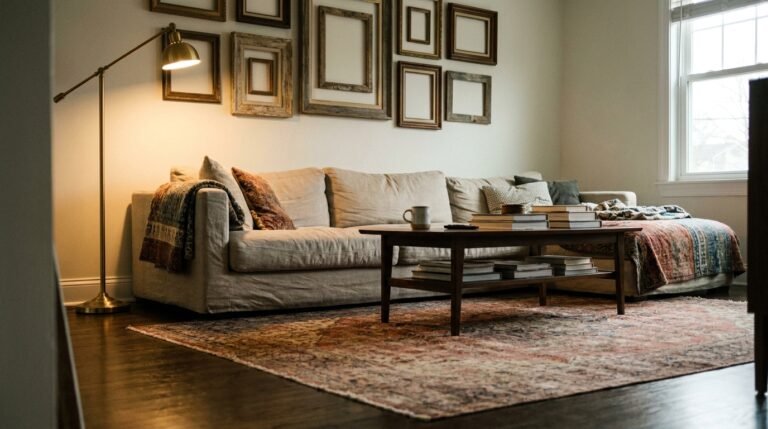The Living Room That Feels Like It Has a Story — Modern Vintage Done Right