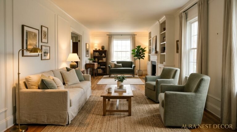 The Long Living Room Problem Nobody Talks About (And 12 Ways to Finally Fix It)