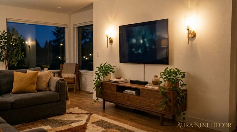Your TV Doesn’t Have to Ruin Your Living Room (Here’s How to Actually Make It Cozy)