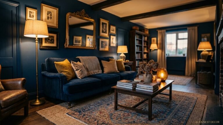 Navy Blue and Gold: The Living Room Color Combo That Refuses to Be Boring
