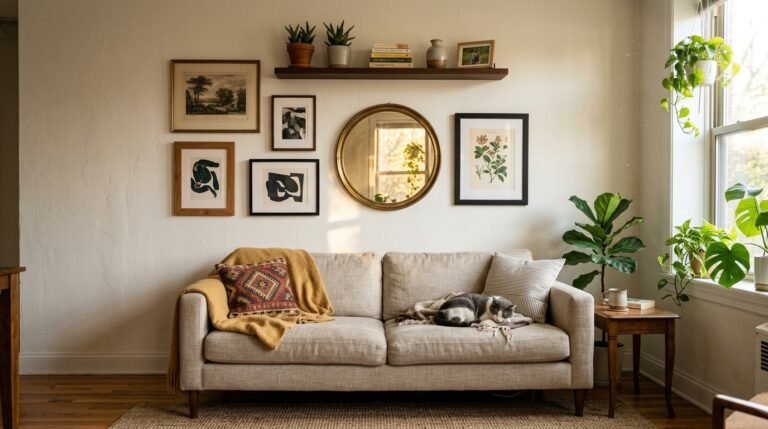 Small Wall, Big Feeling: How to Decorate Apartment Walls That Actually Look Intentional
