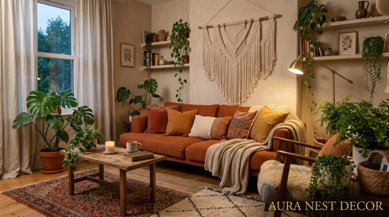The Boho Living Room That Doesn’t Look Like You Tried Too Hard (Even in a Tiny Space)