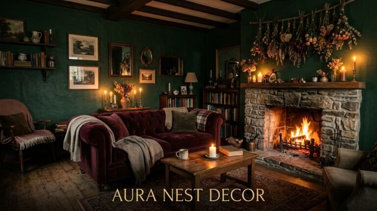 Dark Cottagecore Is the Living Room Trend That Actually Feels Like Home