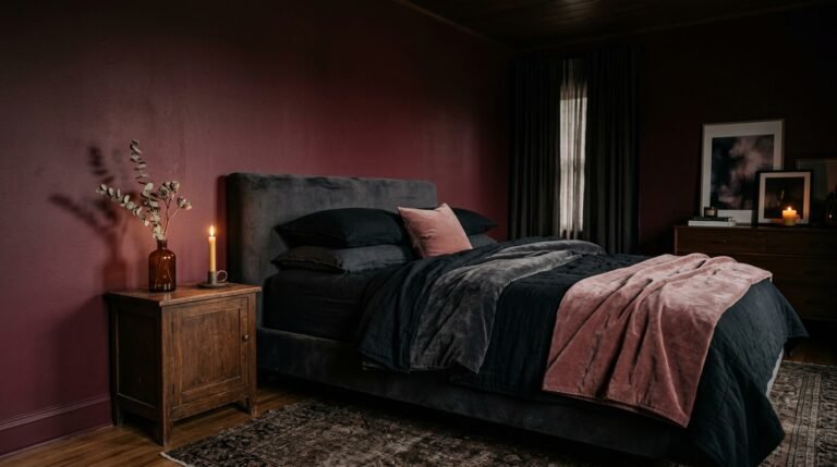 The Dark, Moody Bedroom Colors That Actually Feel Luxurious (Not Depressing)
