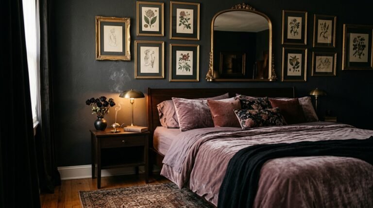 Dark Feminine Bedroom Wall Decor That Actually Feels Like You (Not a Mood Board Copy)