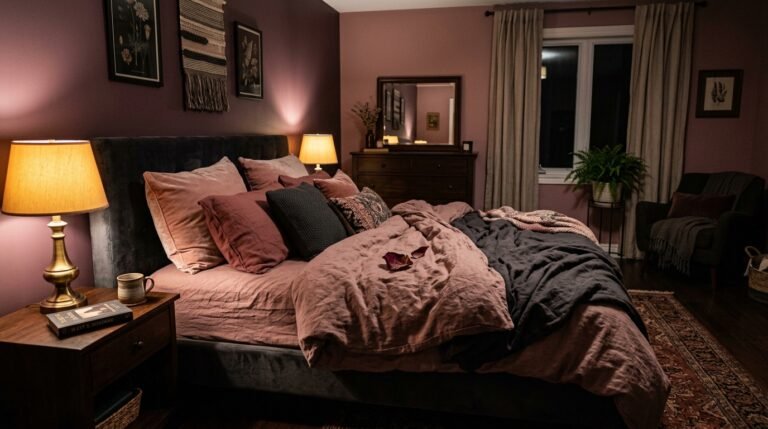 Dark Feminine Pink: The Bedroom Aesthetic That’s Equal Parts Silk and Shadow