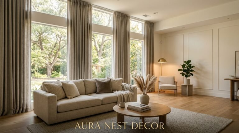 Modern Living Room Curtains That Actually Make the Room (Not Just the Window)