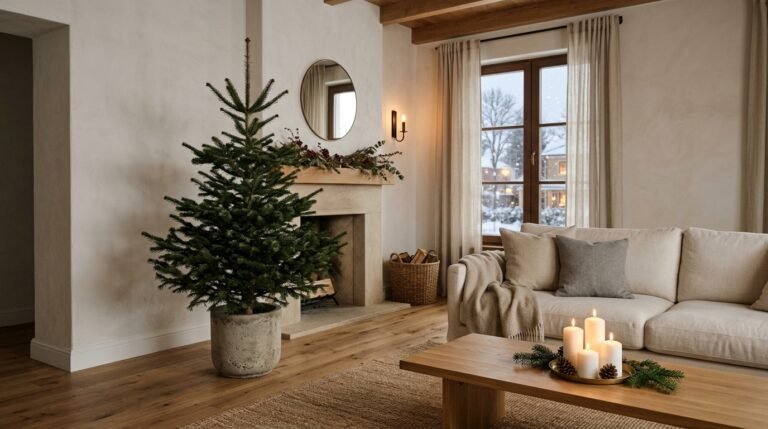Why the Most Beautiful Christmas Living Rooms This Year Have Almost Nothing in Them