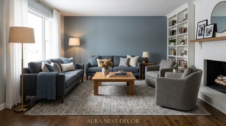 The Grey and Blue Living Room Combination That Interior Designers Keep Coming Back To (And Why It Works Every Single Time)