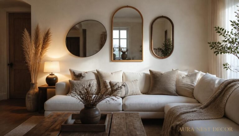 The Mirror Wall Trick That Makes Any Tiny Living Room Look Twice the Size (And Way More Interesting)