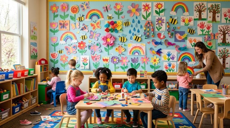 Let’s Turn Your Kindergarten Walls Into Amazing Artworks This Spring Together