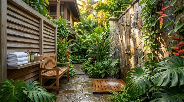 Outdoor Shower Bathroom Ideas That Would Make Your Backyard Feel Like a Resort