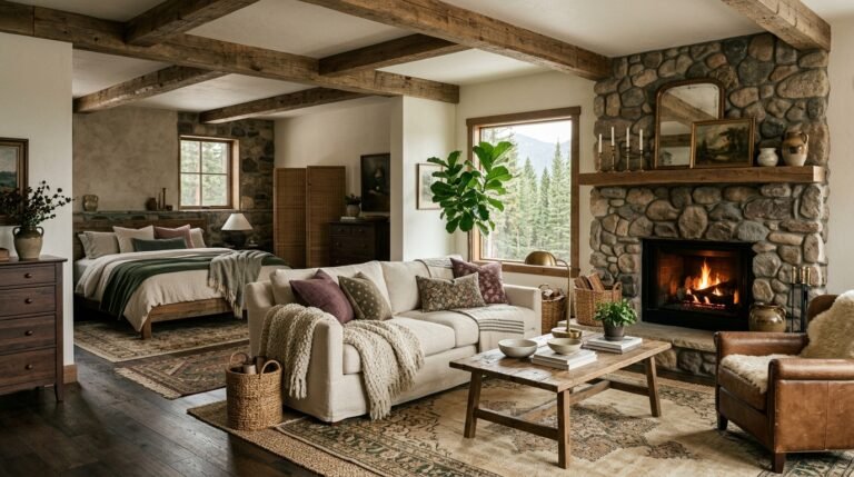 Country Living Room Decorating Ideas: 12 Cozy Cabin Master Bedroom Inspirations