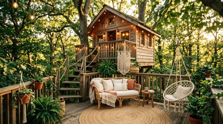 Boho Treehouse Ideas: 12 Dreamy Designs for a Cozy Outdoor Escape