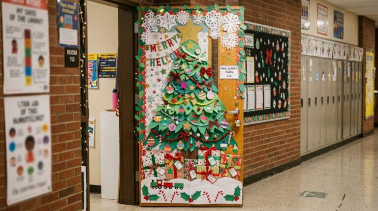 15 Christmas Classroom Door Decorations to Wow Everyone