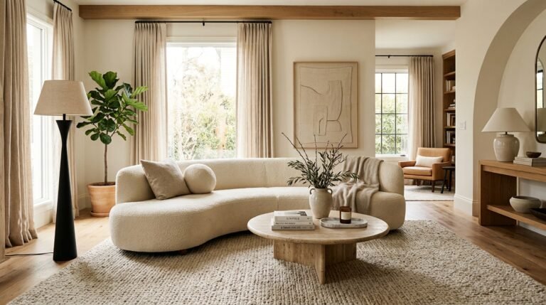 Curved Sofa Living Room Ideas: 12 Stylish Ways to Create a Modern and Cozy Space