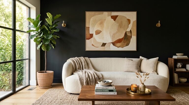 Black Wall Living Room Ideas: 12 Stylish Ways to Create a Bold and Cozy Space