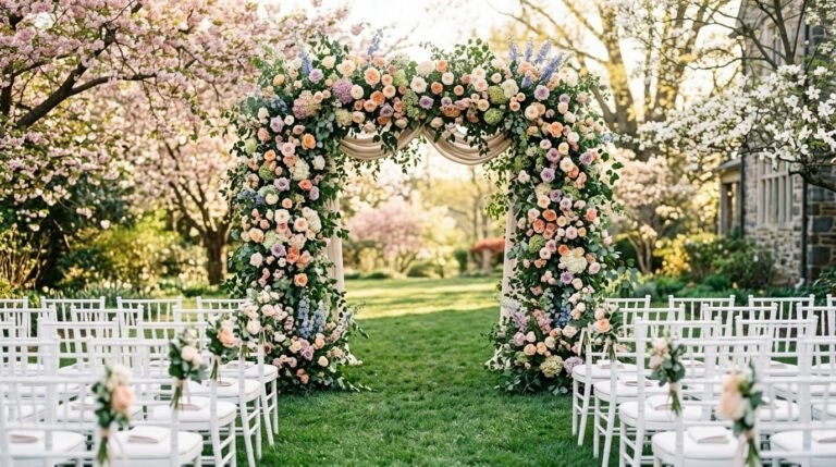 These Spring Wedding Arch Ideas Actually Make Me Want to Marry Right Away